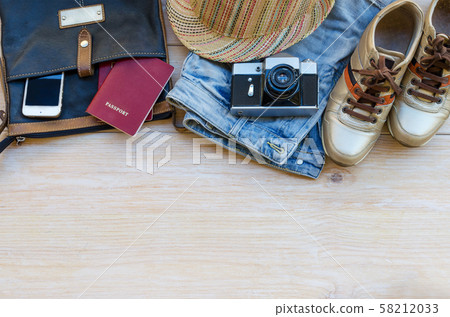Travel outfit concept Travel outfit concept 58212033