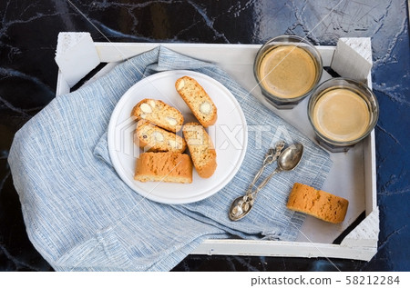 Italian biscotti cantuccini Italian biscotti cantuccini 58212284