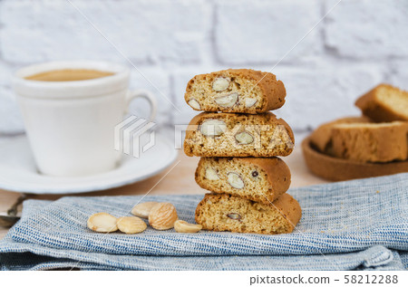 Italian biscotti cantuccini Italian biscotti cantuccini 58212288