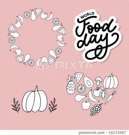 World Food Day Vector Illustration. Suitable for World Food Day Vector Illustration. Suitable for 58213067
