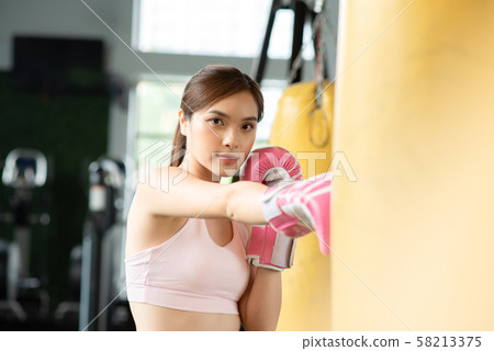 Female sports boxing Female sports boxing 58213375