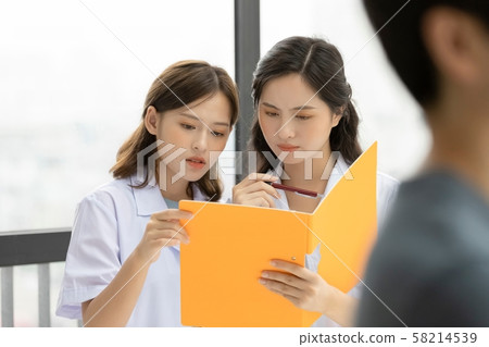 Female medical nurse Female medical nurse 58214539