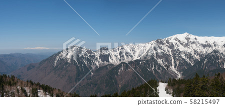 [全景]霞岳白山山脈 58215497