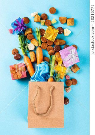 Dutch holiday Sinterklaas background 58216773
