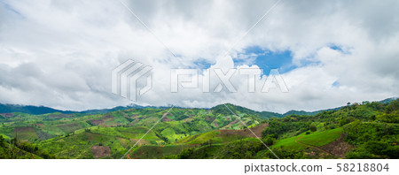 Mountain rainy season. 58218804