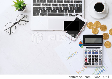 Office credit card mobile phone consumption tax support card payment mockup office 58219061