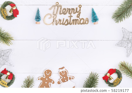 Holy Birth Day Birth Day Decoration Ornament Frame Christmas Flat lay Frame Christmas 58219177