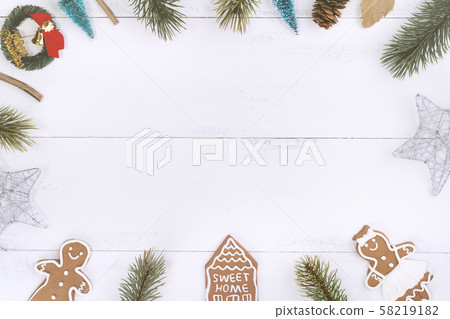 Holy Birth Day Birth Day Decoration Ornament Frame Christmas Flat lay Frame Christmas 58219182