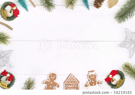 Holy Birth Day Birth Day Decoration Ornament Frame Christmas Flat lay Frame Christmas 58219183