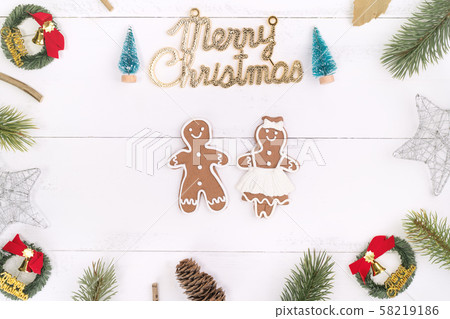 Holy Birth Day Birth Day Decoration Ornament Frame Christmas Flat lay Frame Christmas 58219186