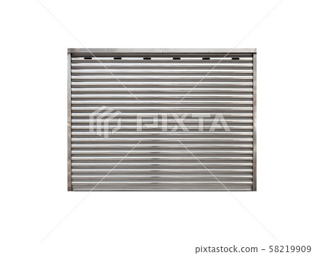 Closed garage metal roll gate Closed garage metal roll gate 58219909