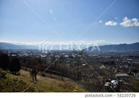 從藤山看甲府盆地 從藤山看甲府盆地 58220726