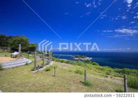 Awaji Hashidate/Narigashima/Narugashima (Ishiishi Park, Cape Ishiishi Observatory) "Japanese Heritage" 58222011