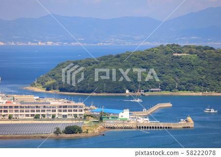 淡路橋（成島/鳴uga島）和由良港（石石公園，池石海角展望台出發 