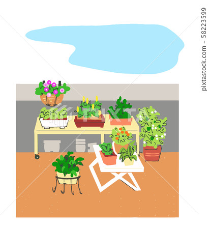 Veranda garden 58223599