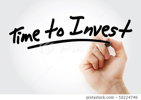 Hand writing Time to Invest with marker Hand writing Time to Invest with marker 58224746