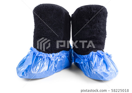 winter boots in shoe covers 58225018