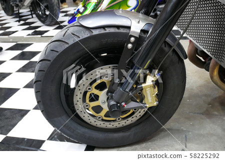 Selective focused of motorcycle front wheel disk brakes and its system. Its provide more grip to the tires and enable the riders to stop during an emergency. Selective focused of motorcycle front wheel disk brakes and its system. Its provide more grip to the tires and enable the riders to stop during an emergency. 58225292