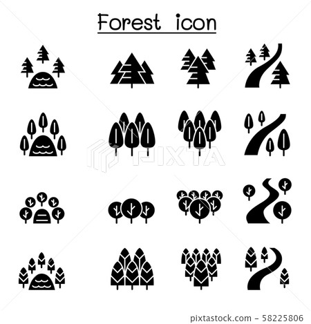 Park & Landscape icon set 58225806