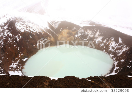 Viti caldera at Askja, central Iceland landmark 58229098