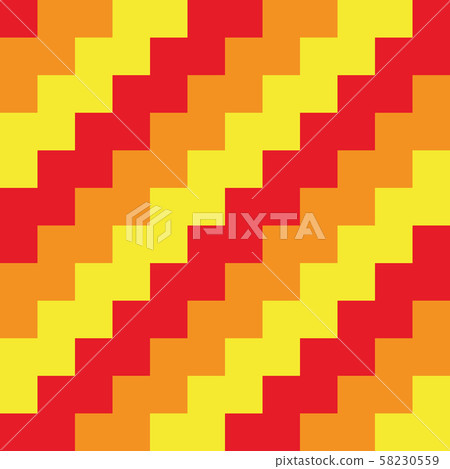 Abstract three color seamless background chevron pattern. Vector illustration Abstract three color seamless background chevron pattern. Vector illustration 58230559