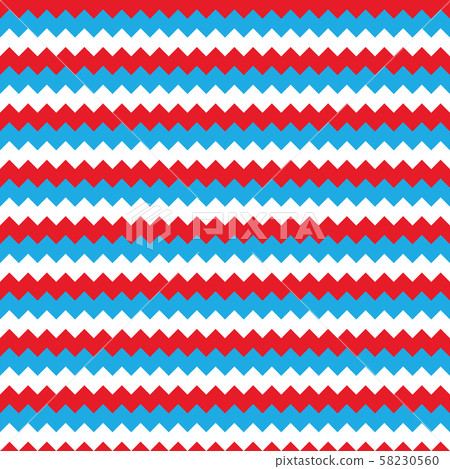 Abstract three color seamless background chevron pattern. Vector illustration 58230560