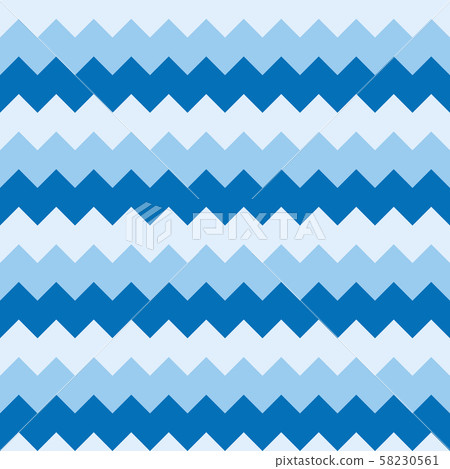 Abstract three color seamless background chevron pattern. Vector illustration 58230561