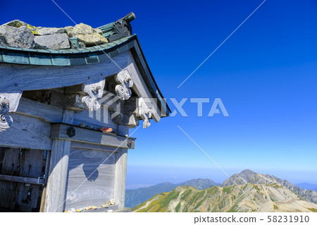 大山神社和劍岳 大山神社和劍岳 58231910