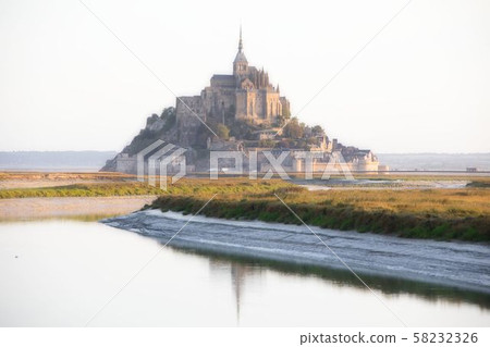 Early morning world heritage, Mont Saint Michel Early morning world heritage, Mont Saint Michel 58232326