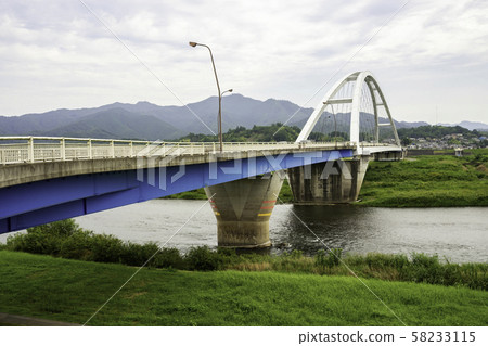 Yuragawa Otonase Bridge (Fukuchiyama City, Kyoto Prefecture) Yuragawa Otonase Bridge (Fukuchiyama City, Kyoto Prefecture) 58233115