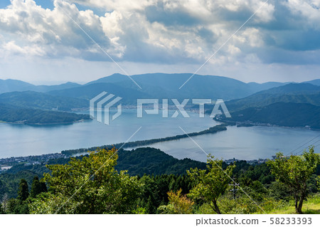 Kyoto Prefecture Summer Amanohashidate Miyazu Bay View from the Observatory 58233393