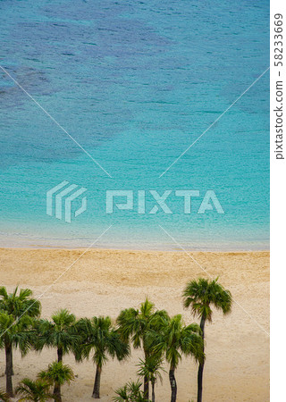 沖繩的美麗大海 58233669