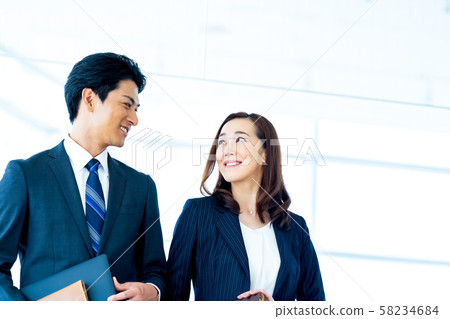 Business image Male employee Female employee Business image Male employee Female employee 58234684