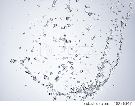 Splashes (white background) 58236347