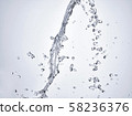 濺起（白色背景） 58236376