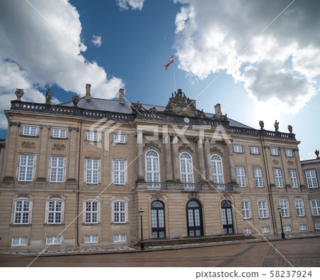 Royal Amalienborg Palace in Copenhagen Royal Amalienborg Palace in Copenhagen 58237924