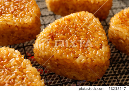 Grilled rice ball 58238247