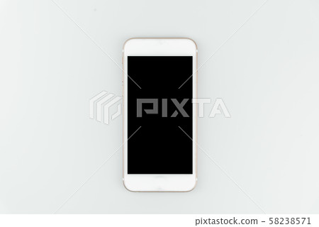 mobile phone isolated on white background 58238571