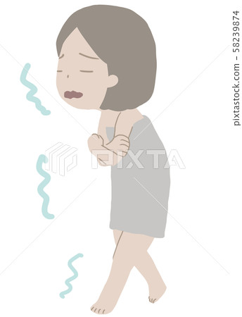 一個洗冷水的女人 58239874