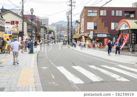 Sightseeing In Otaru Sakaimachi Street Stock Photo 58239919