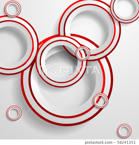 Abstract geometric background with grey and red Abstract geometric background with grey and red 58241351