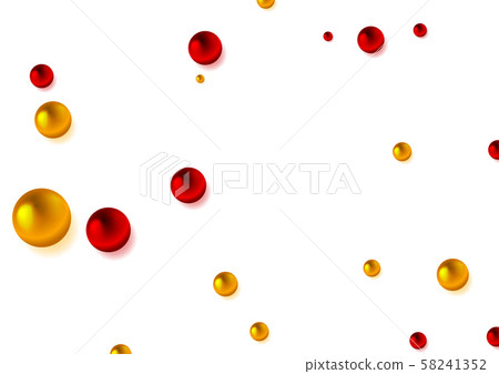 Abstract background with red and orange beads 58241352