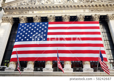 New York Stock Exchange Entrance. Wall Street, Manhattan NYC New York Stock Exchange Entrance. Wall Street, Manhattan NYC 58242687