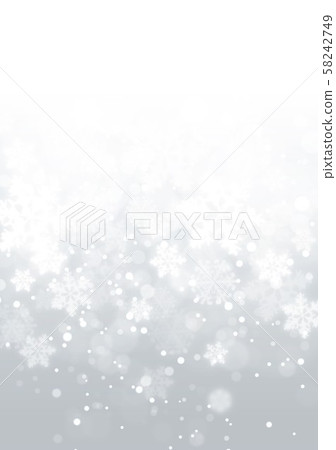 灰色雪紋 58242749