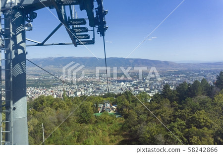 cable car in macedonial capitol skopje cable car in macedonial capitol skopje 58242866