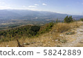 scenic view over skopje from a mountain 58242889
