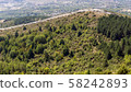 scenic view over skopje from a mountain 58242893