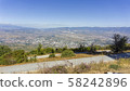 scenic view over macedonians capitol skopje 58242896
