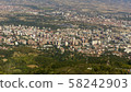 scenic view over macedonians capitol skopje 58242903