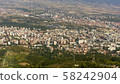 scenic view over macedonians capitol skopje 58242904